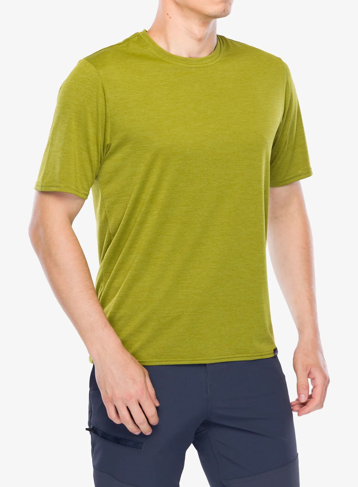 Greitai džiūstantys marškinėliai Patagonia Capilene Cool Daily Shirt - graze green/light graze green