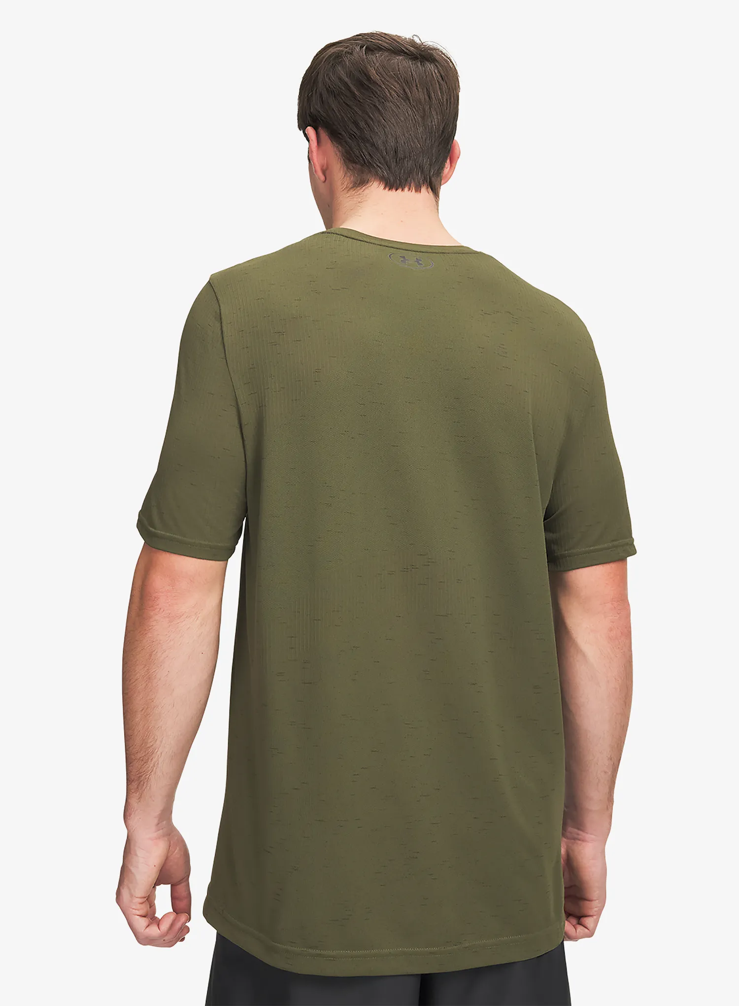 Greitai džiūstantys marškinėliai Under Armour Vanish Seamless SS - marine od green/black