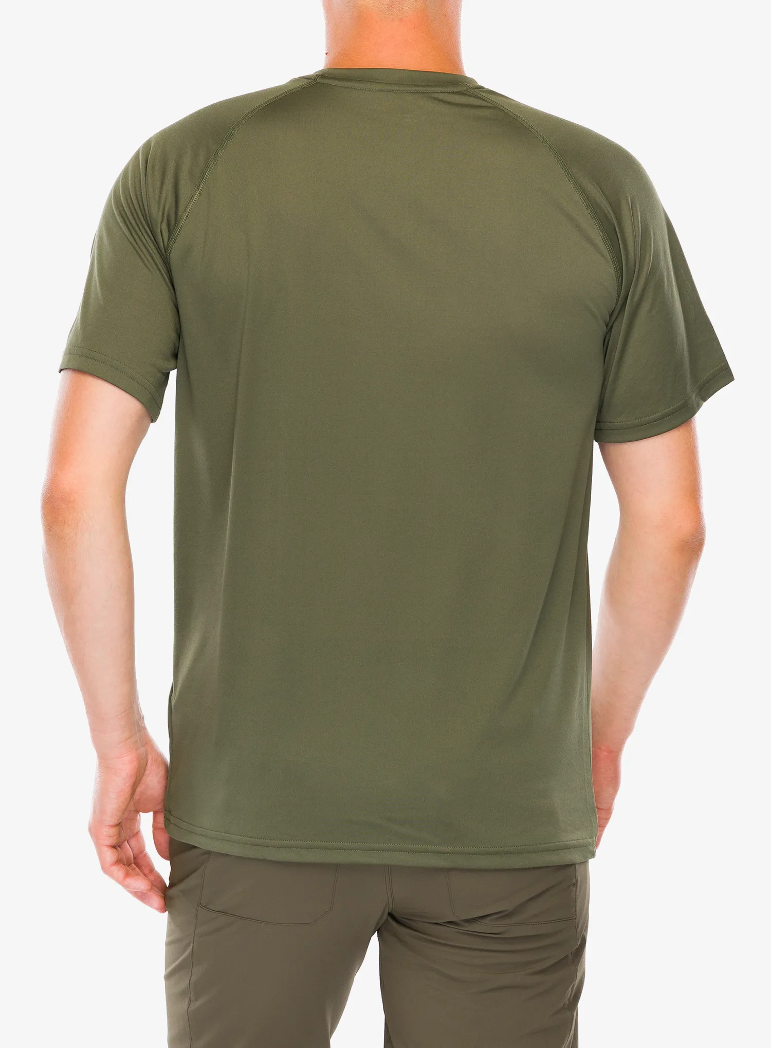 Taktiniai marškinėliai Under Armour Tactical Tech SS - m.green/clear