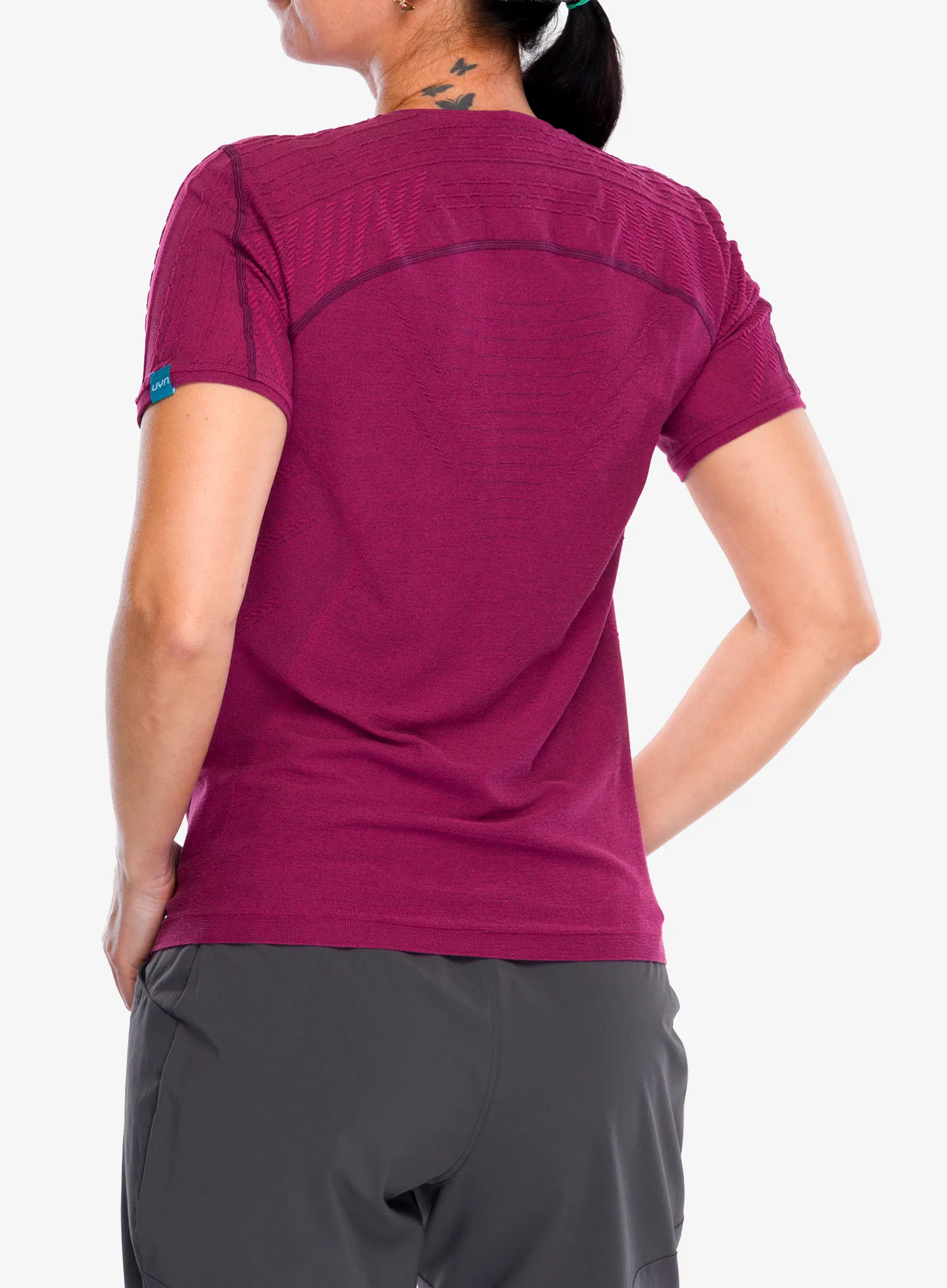 Termo marškinėliai moterims UYN Sparkcross Self Layer Ow Shirt SS - pink yarrow