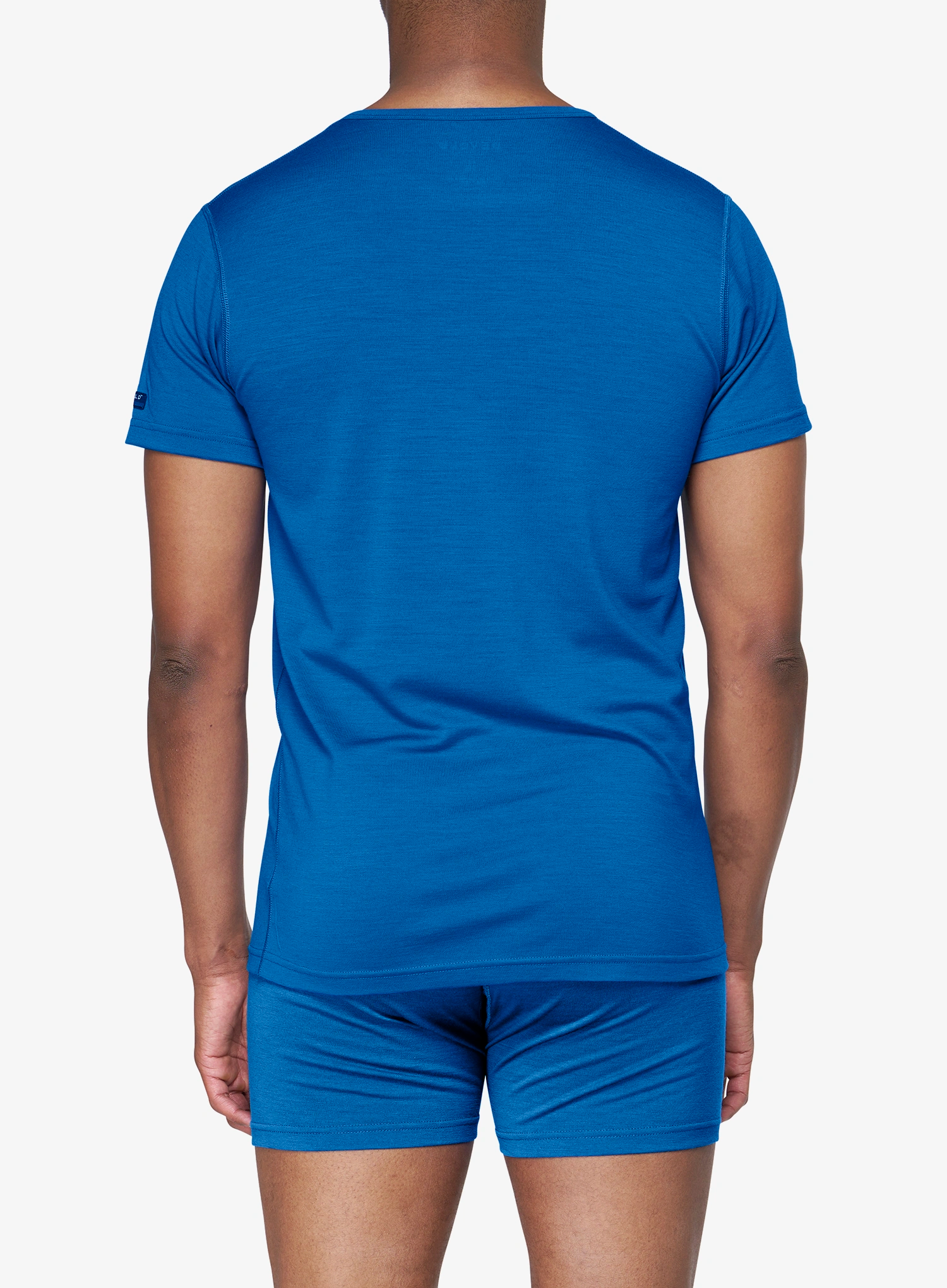 Termo marškinėliai Devold Breeze Merino 150 T-Shirt - royal