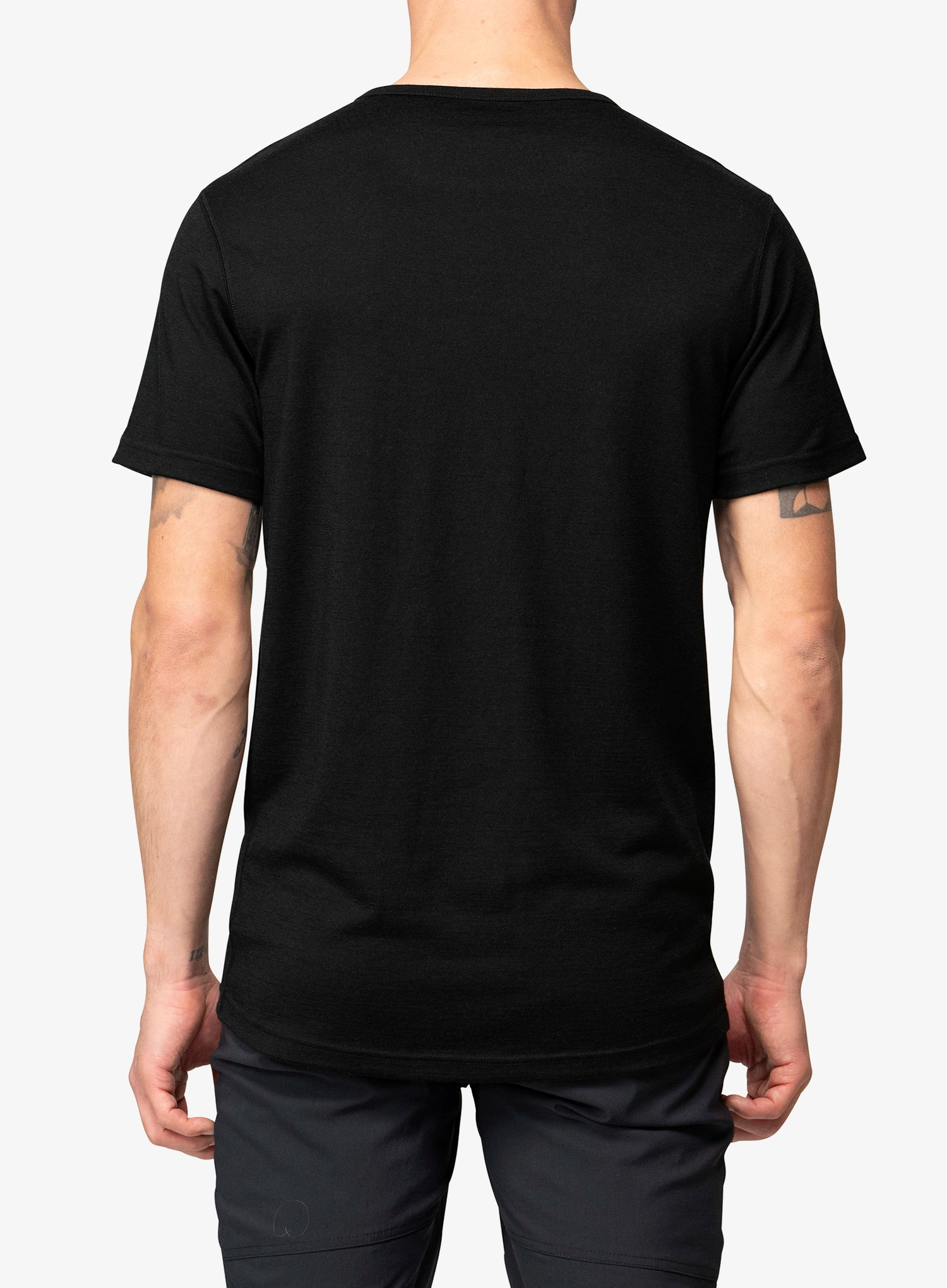 Termo marškinėliai Devold Breeze Plus Merino 200 T-Shirt - black