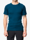 Termo marškinėliai Devold Lauparen Merino 190 Base Tee - flood