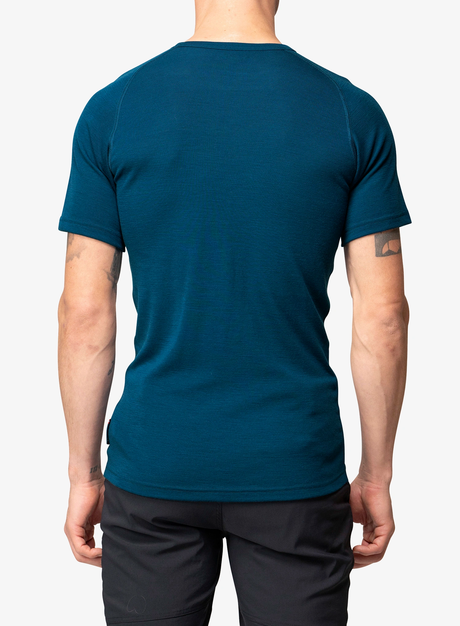 Termo marškinėliai Devold Lauparen Merino 190 Base Tee - flood