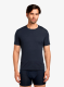 Termo marškinėliai Icebreaker Anatomica S/S Crewe - midnight navy