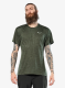 Termo marškinėliai Salewa Puez Melange Dry S/S Tee - dark olive melange