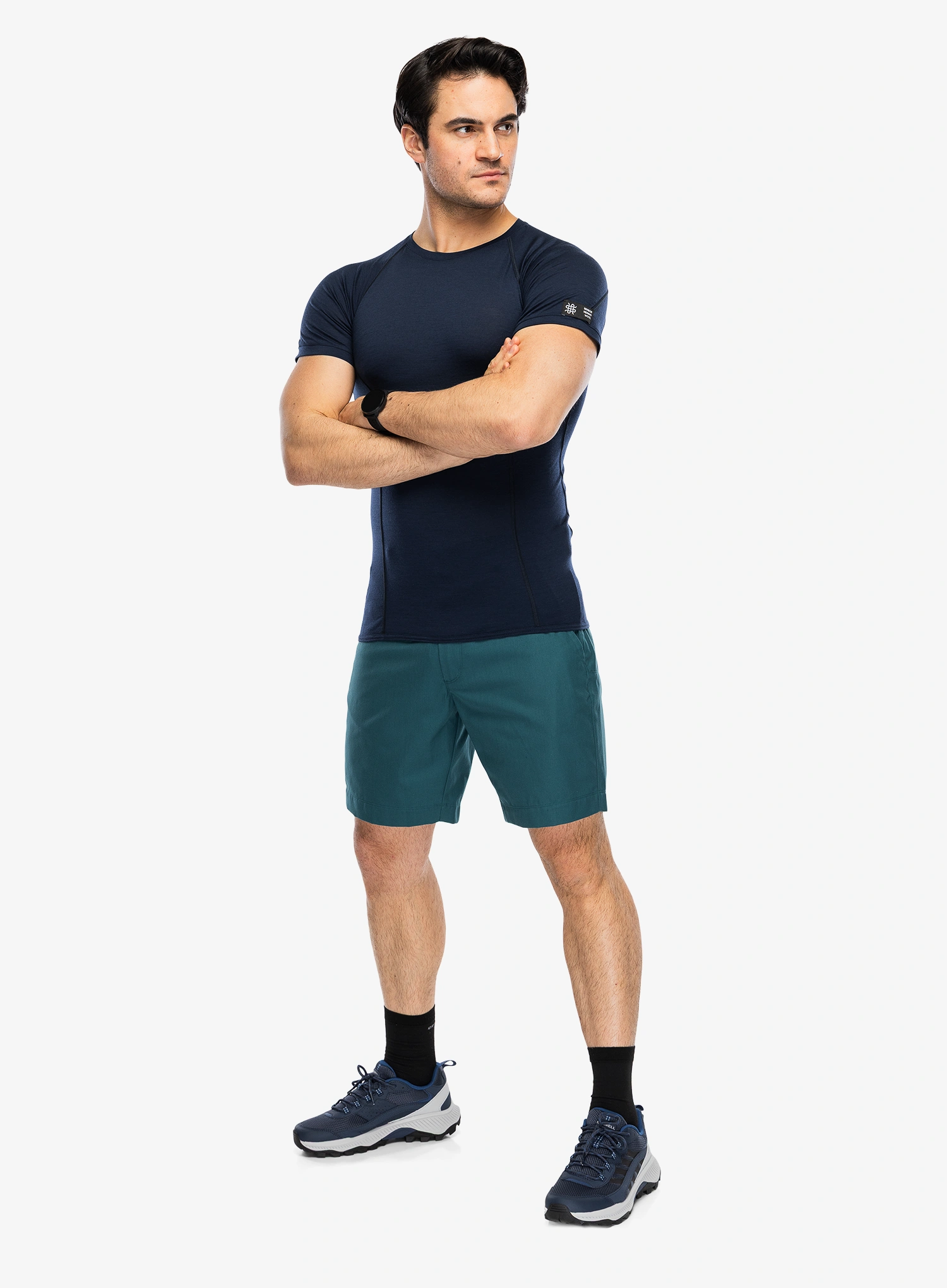 Termo marškinėliai Sensor Merino Active Tee S/S - deep blue
