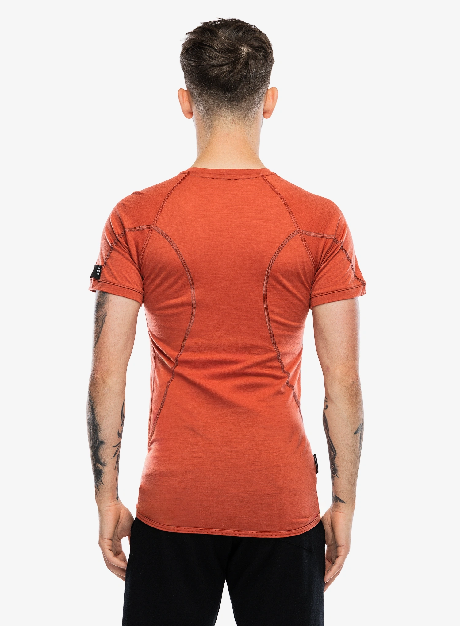 Termo marškinėliai Sensor Merino Active Tee S/S - terracotta