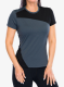 Moteriški sportiniai marškinėliai Montura Mix-Up T-Shirt - lead/black