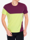 Treniruočių marškinėliai Montura Mix-Up T-Shirt - wine red/sunny lime