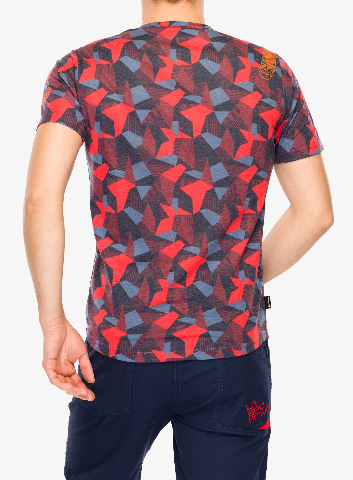 Laipiojimo marškinėliai La Sportiva Dimension T-Shirt - mountain red/onyx