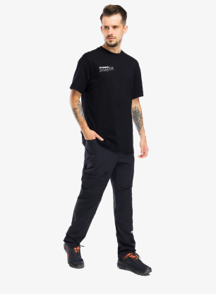 Laipiojimo marškinėliai Mammut Mammut Base T-Shirt Multi-Pitch - black