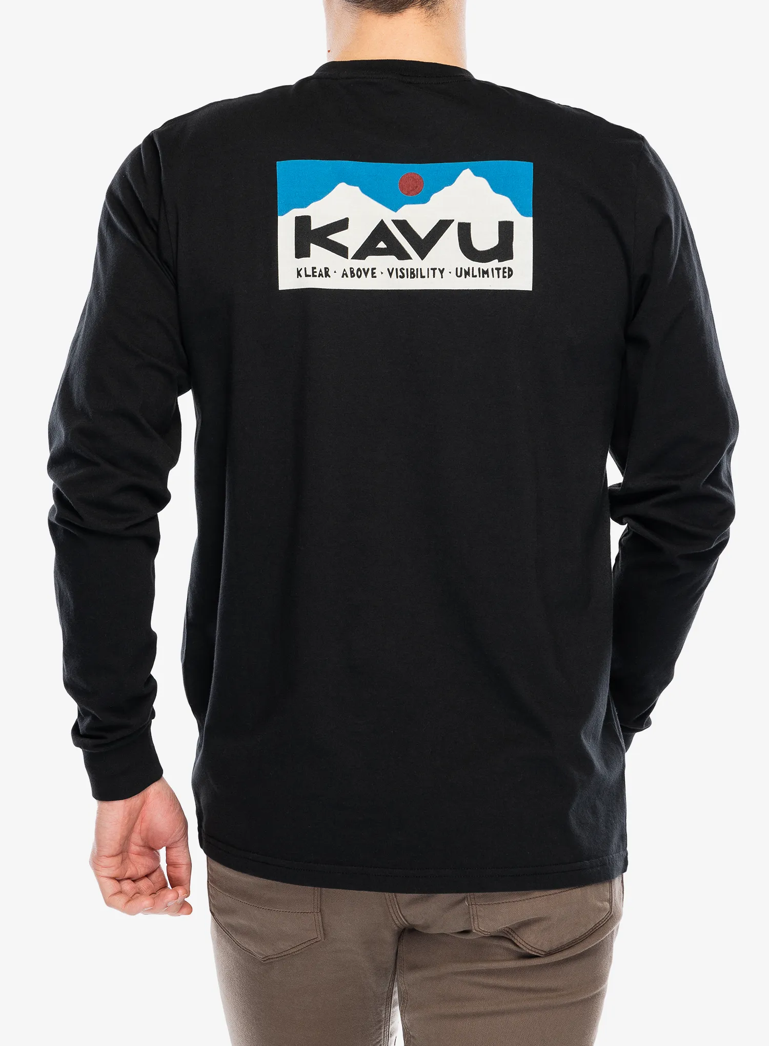 Marškinėliai ilgomis rankovėmis Kavu LS Etch Art - black