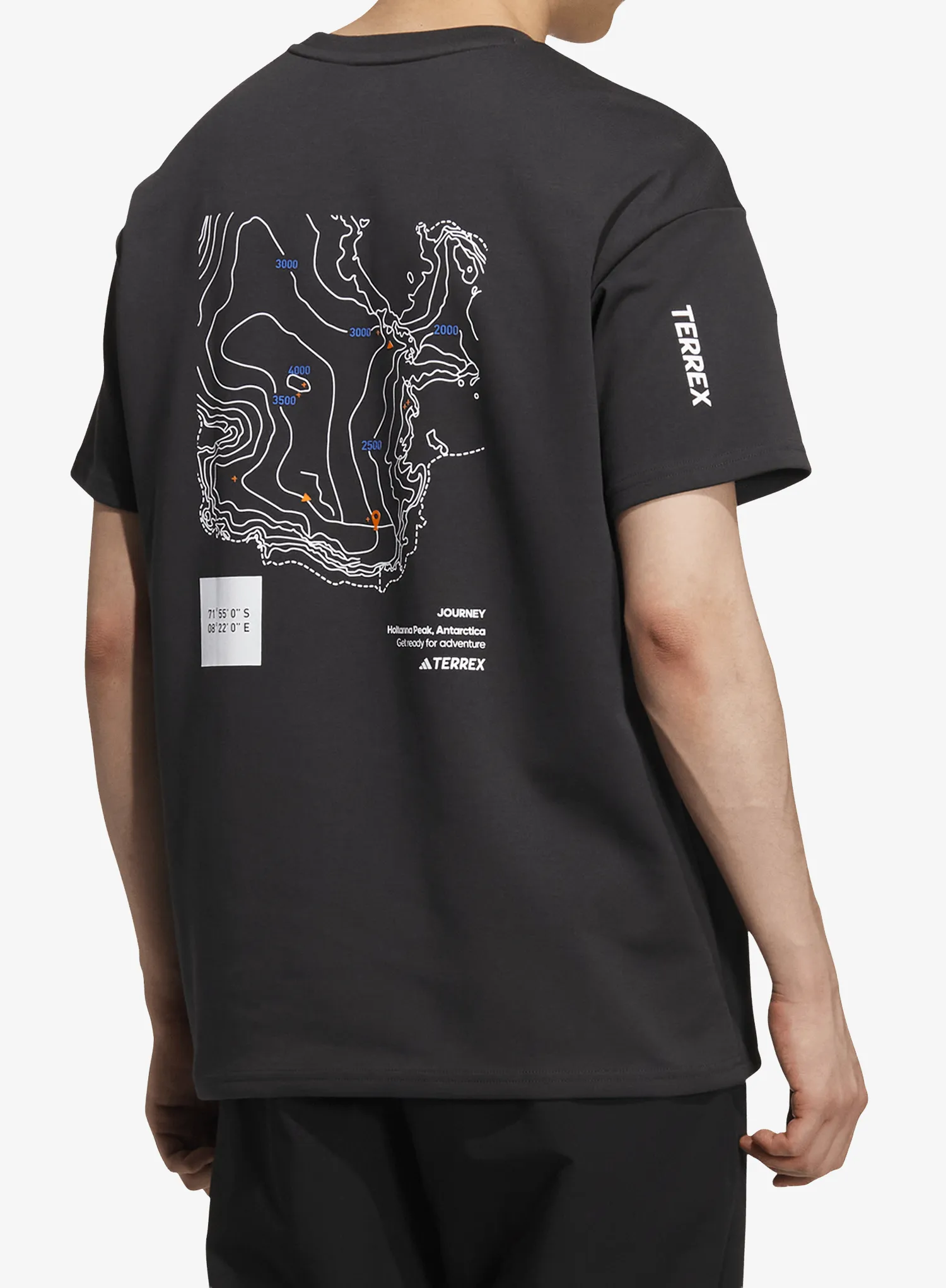 Spauda ant marškinėlių adidas TERREX Xploric Graphic T-shirt - carbon