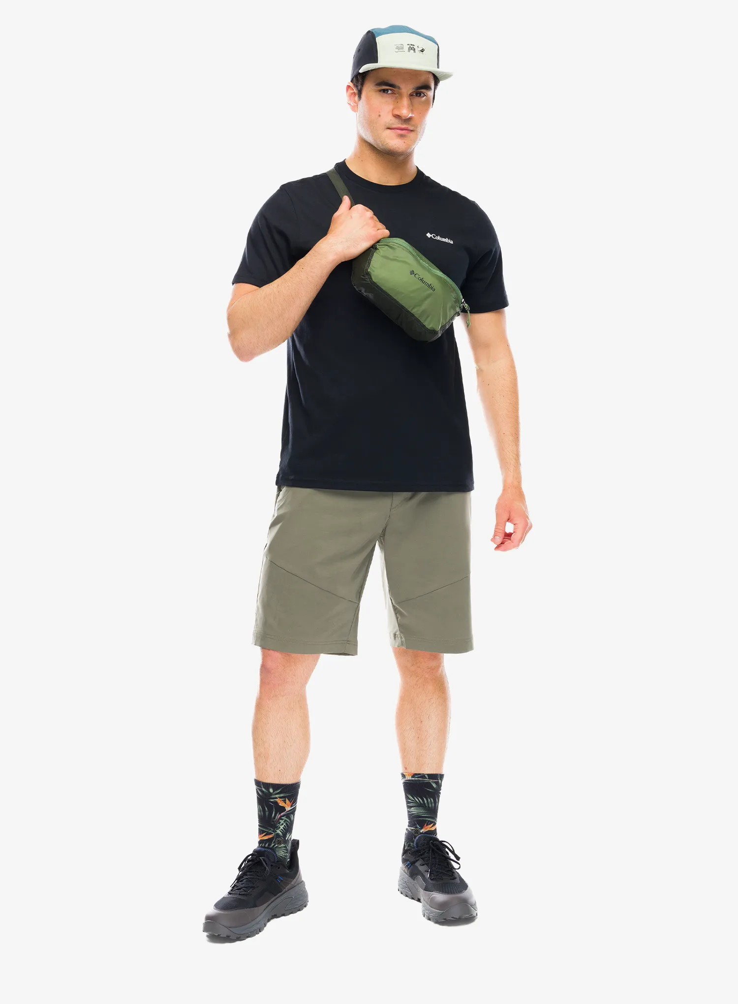 Spauda ant marškinėlių Columbia CSC Outdoor Back Graphic Tee - black/scoped view