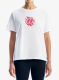 Moteriški marškinėliai su spaudiniu Berghaus Sketched Blocks Essential Tee Af - pure white