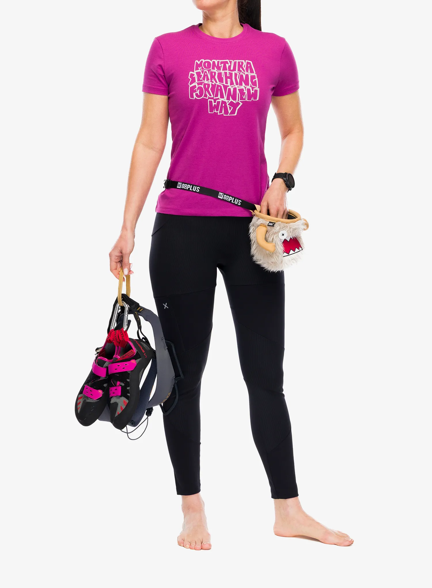 Moteriški marškinėliai su spaudiniu Montura Knots T-Shirt - baton rouge