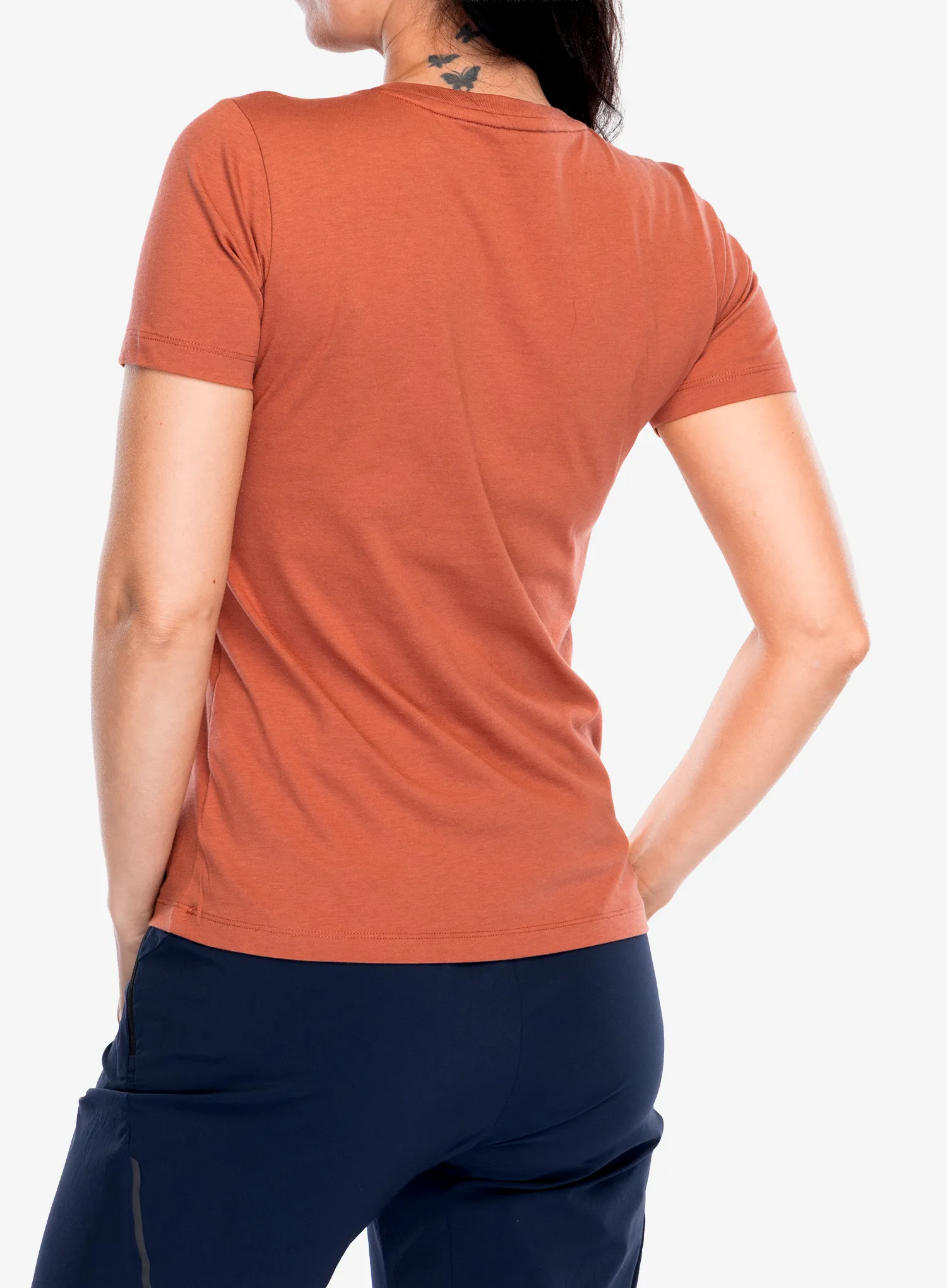 Moteriški marškinėliai su spaudiniu Salewa Eagle 3Cime T-Shirt - etruscan red
