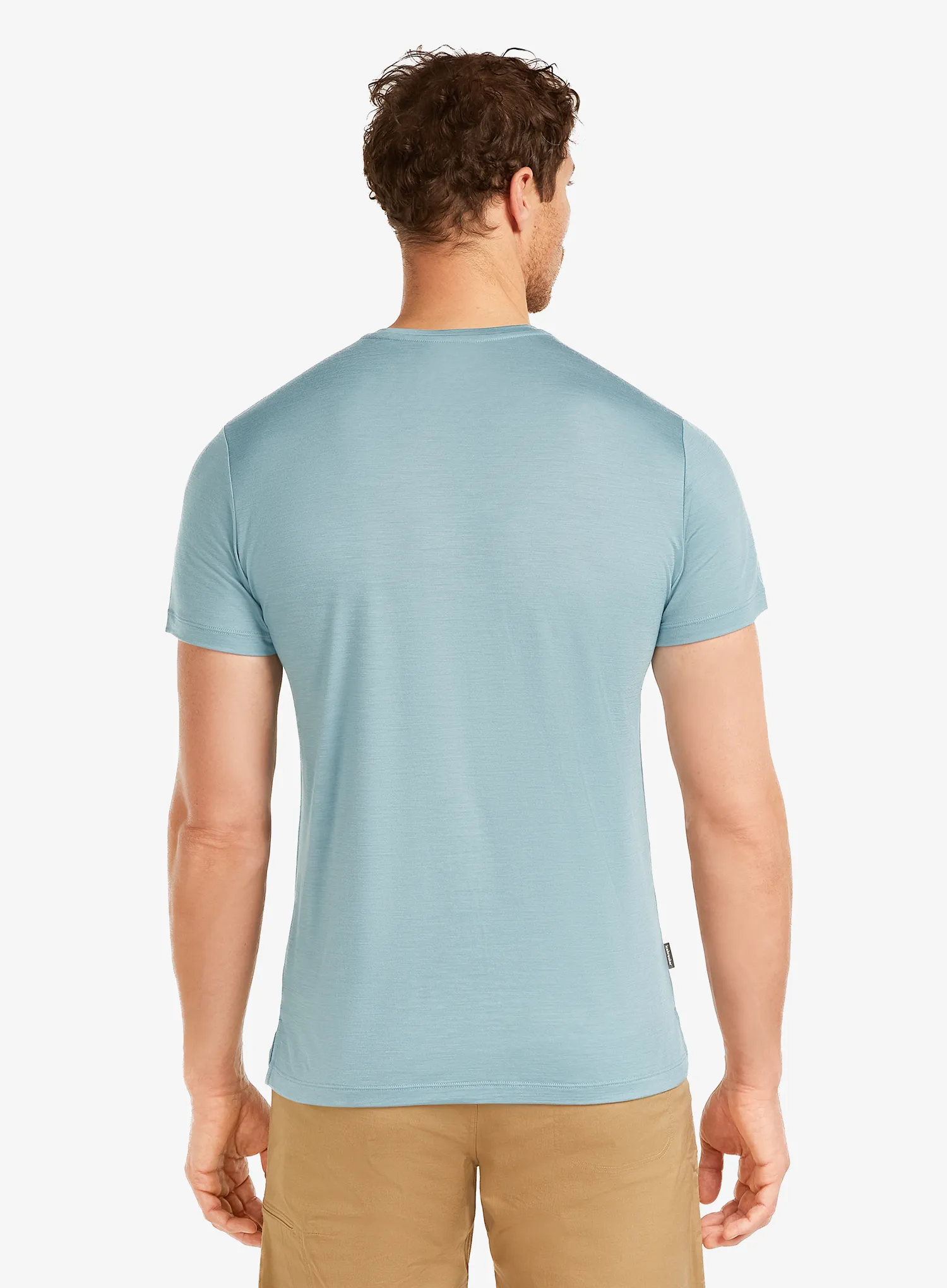 Spauda ant marškinėlių Icebreaker Merino 125 Cool-Lite Sphere SS Tee Across - flint blue
