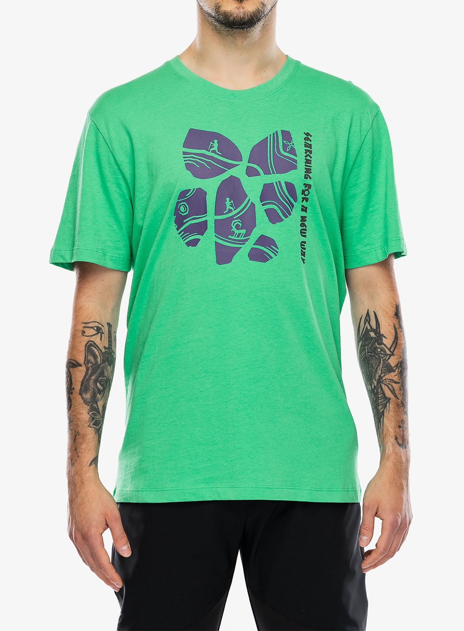 Spauda ant marškinėlių Montura Limestone T-Shirt - vibe green