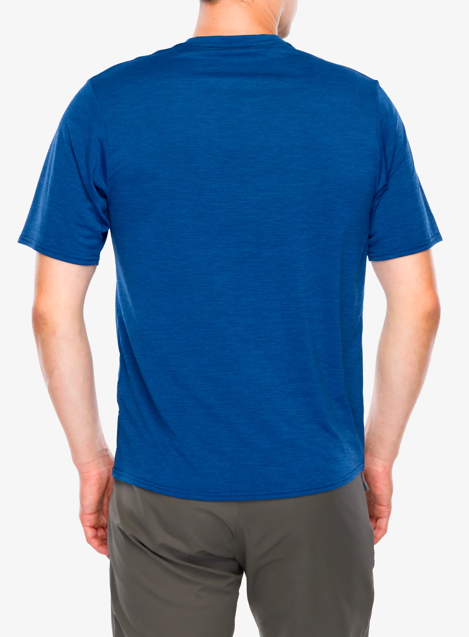 Spauda ant marškinėlių Patagonia Cap Cool Daily Graphic Shirt - 73 text logo/clement blue