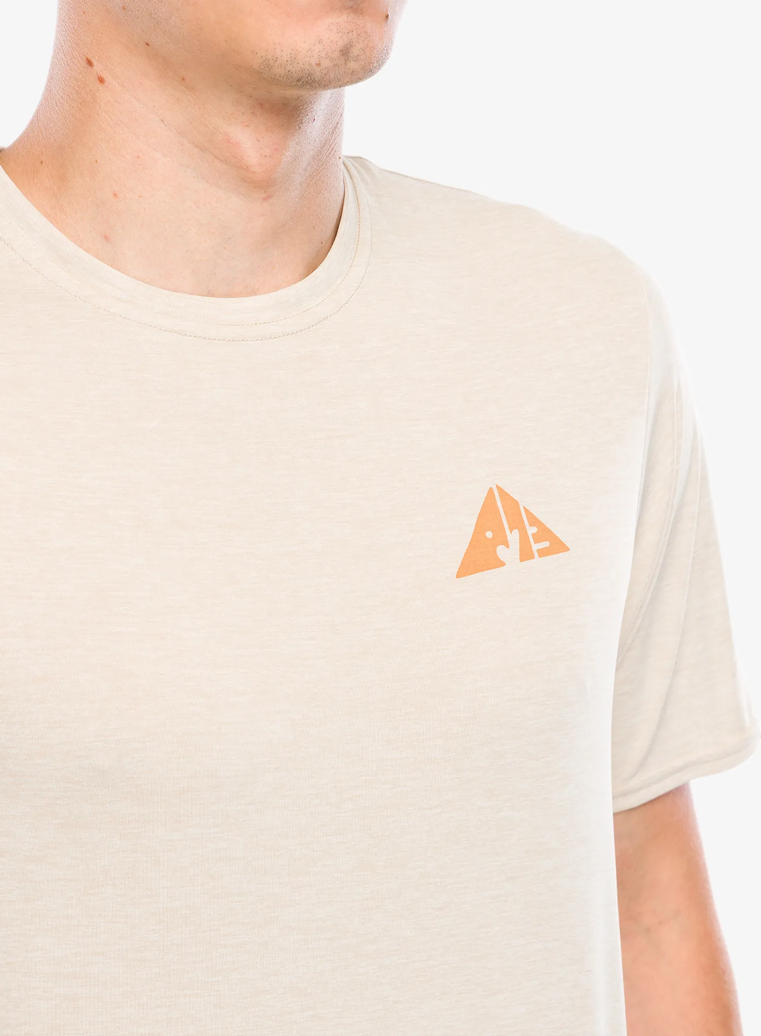 Spauda ant marškinėlių Patagonia Cap Cool Daily Graphic Shirt Lands - driftways/pumice x-dye