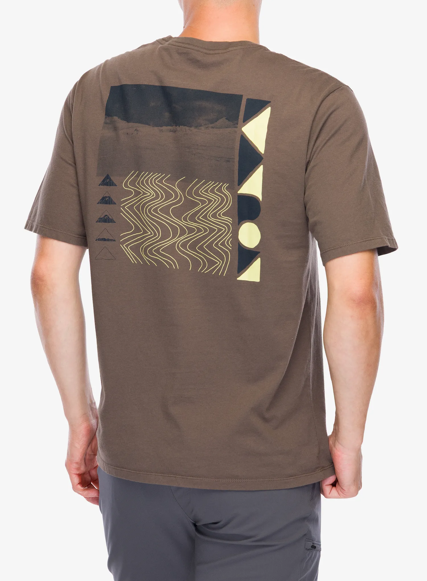 Spauda ant marškinėlių Patagonia Driftways Organic T-Shirt - marlow brown