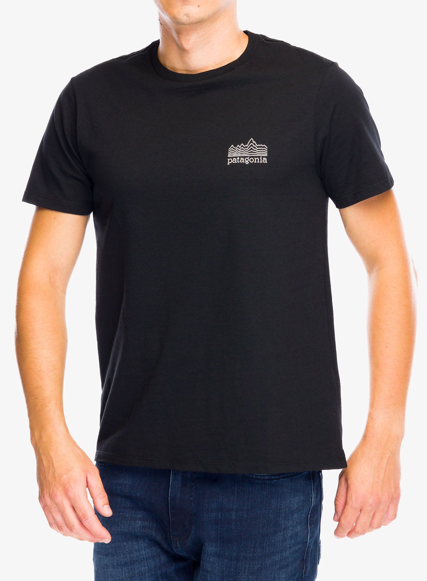 Spauda ant marškinėlių Patagonia Strataspire Responsibili-Tee - black