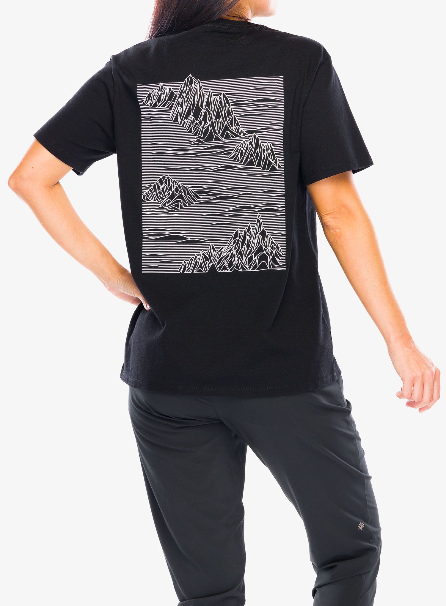 Spauda ant marškinėlių Patagonia Strataspire Responsibili-Tee - black