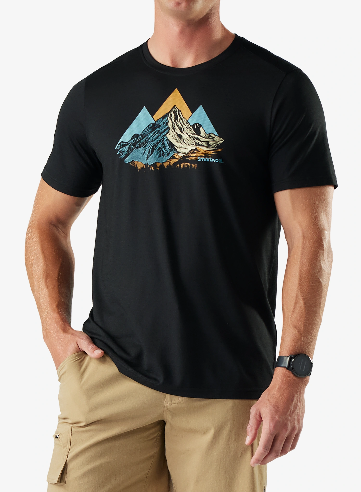 qweSmartwoolPeakBaggerActiveShortSleeveGraphicTeeblack197805796396a.webp