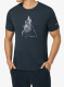 Spauda ant marškinėlių Super.natural Ascenders Tee - blueberry/vapor grey