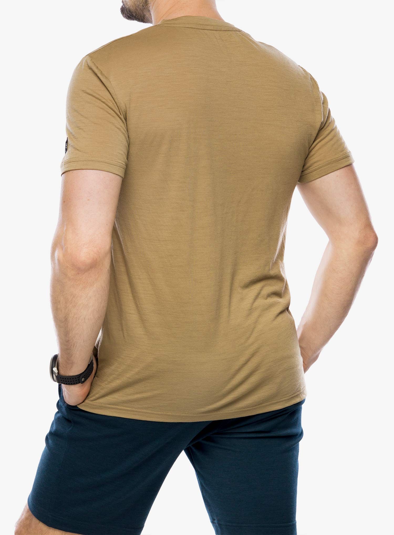 Spauda ant marškinėlių Super.natural Sn Sailor Tee - oak/jet black/dried sage