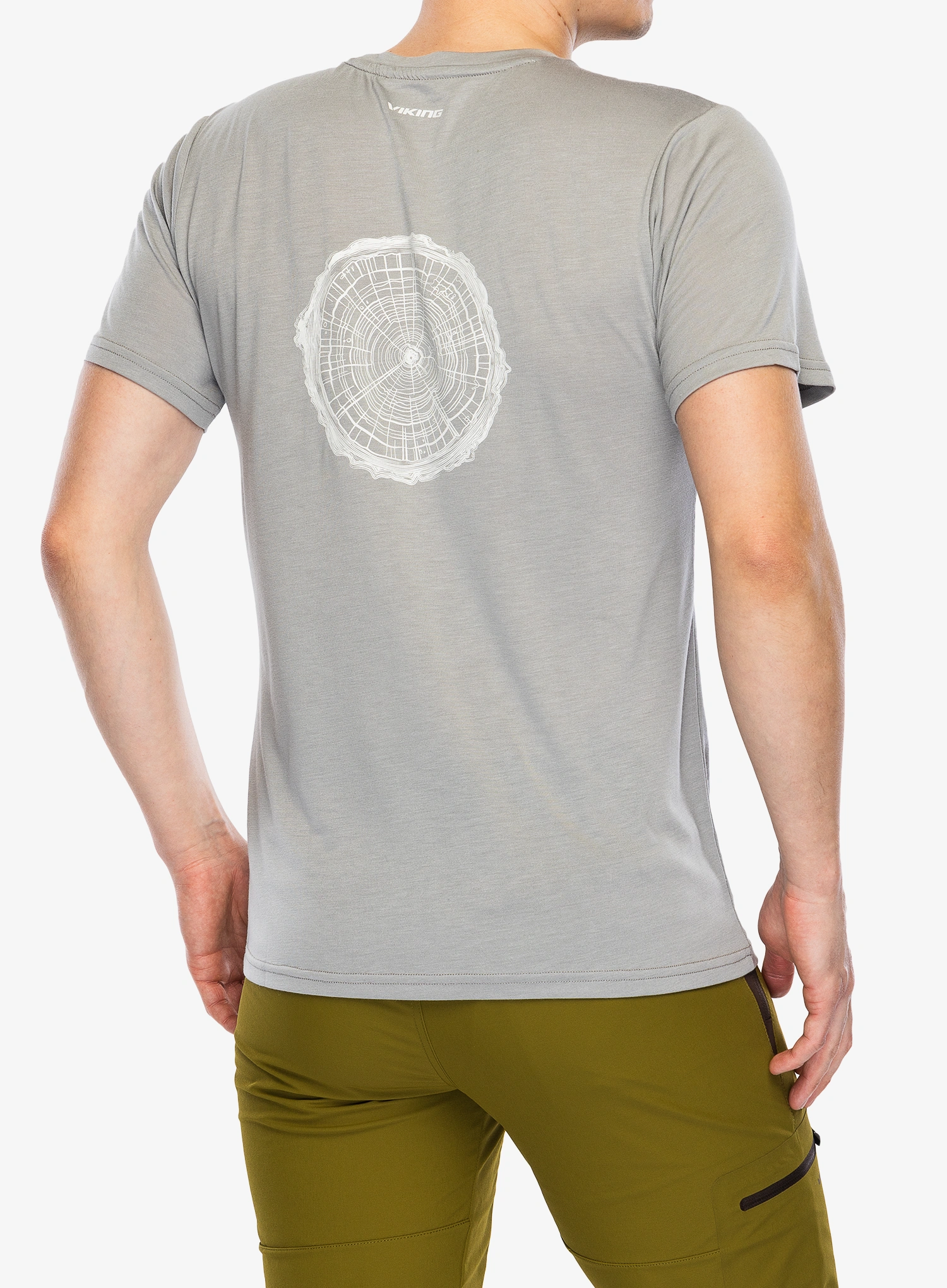 Spauda ant marškinėlių Viking Rune Bamboo - light grey