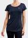 Moteriški marškinėliai Salewa Puez Melange Dry S/S Tee - navy blazer melange