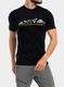 Vyriški marškinėliai Sensor Merino Active PT Tee S/S - black mountains