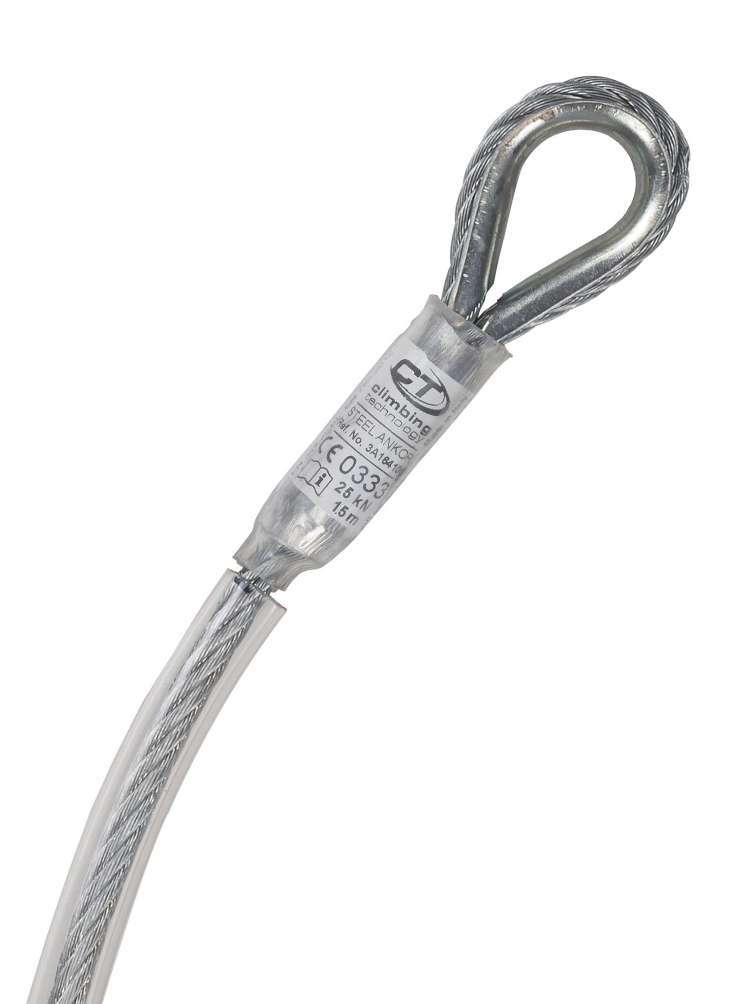 Plieninė savisauga trosas Climbing Technology/SKYLOTEC Steel Ankor 150cm