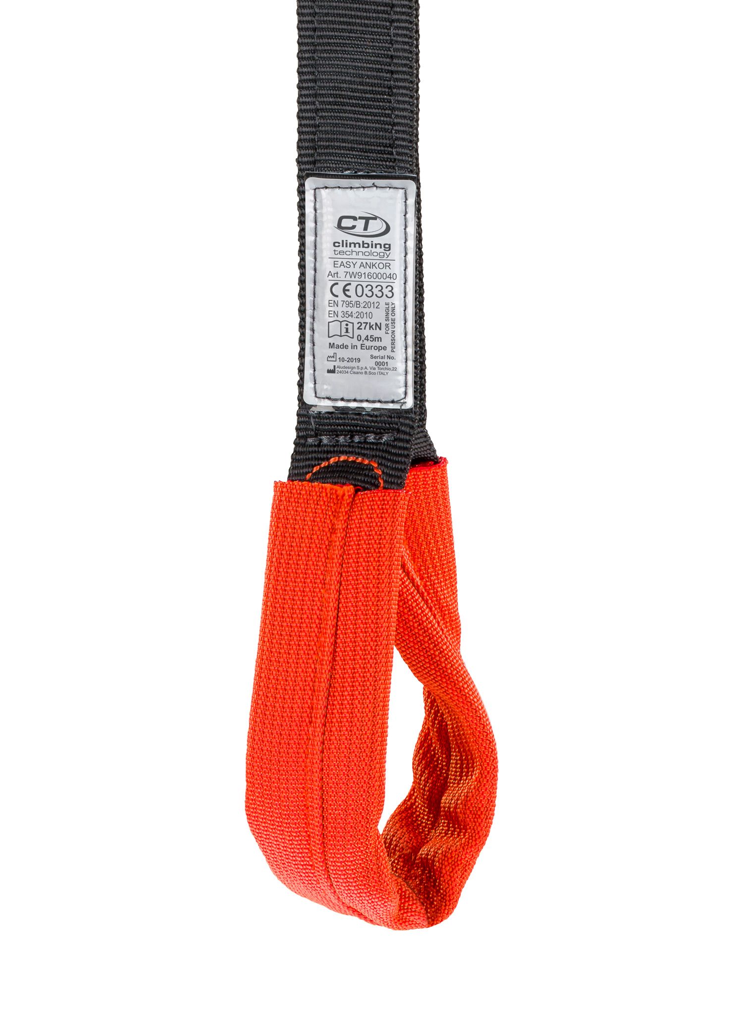 Savisauga juosta Climbing Technology/SKYLOTEC Easy Ankor 40cm - black