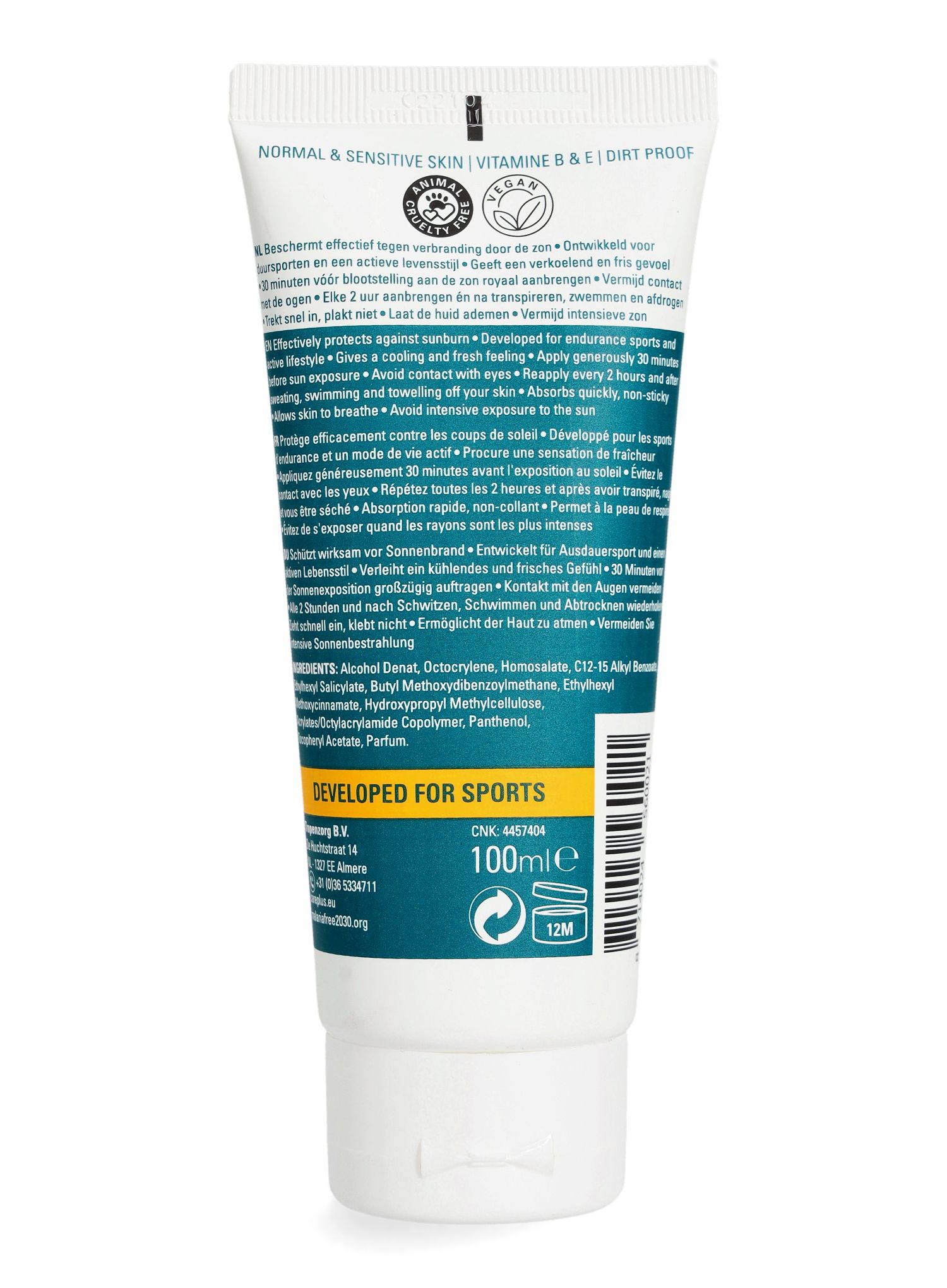 Kremas su filtru Care Plus Sun Protection Sports Tube SPF 30 100ml