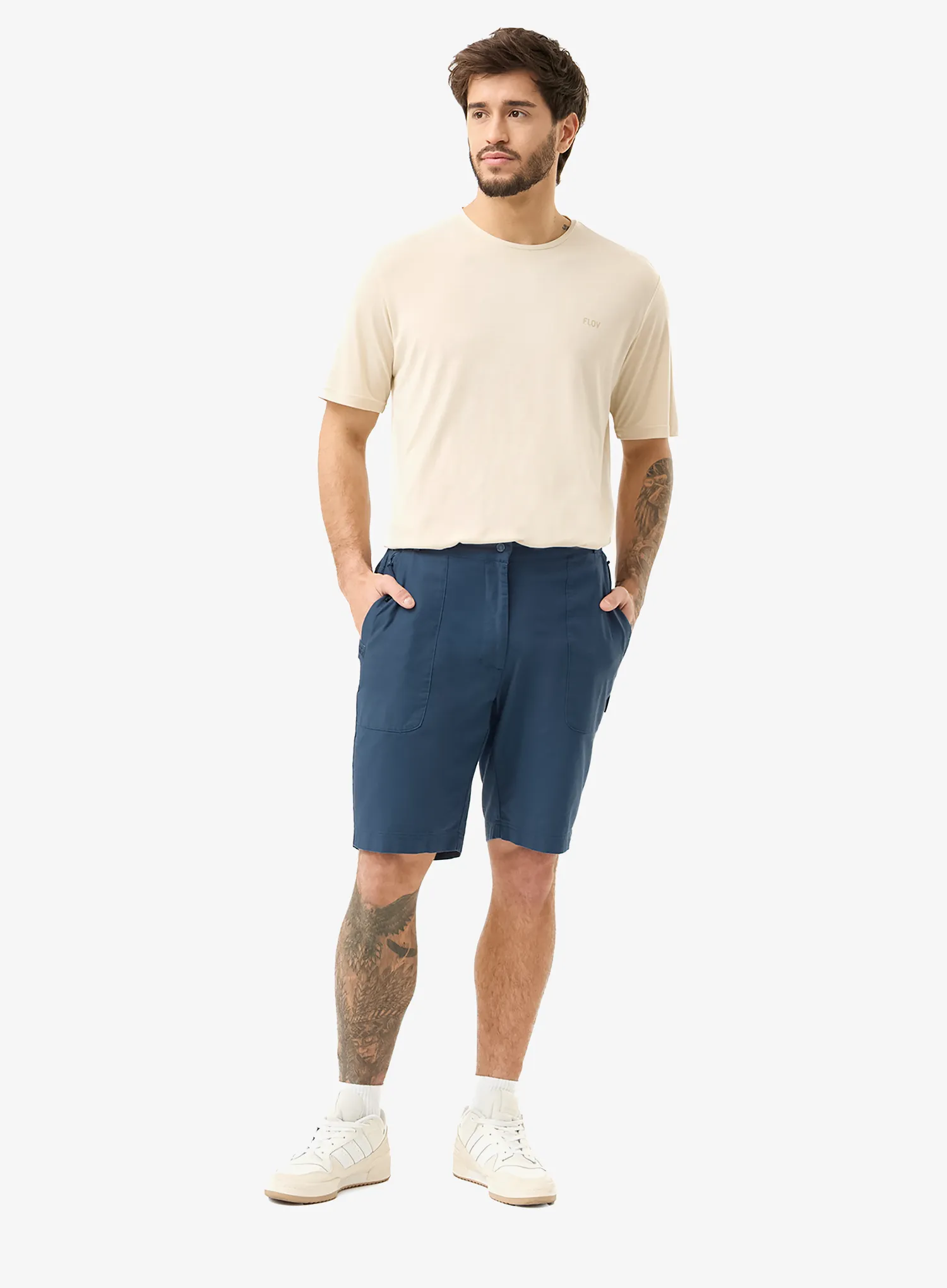 Trumpi šortai Flov Banao Shorts - navy/navy