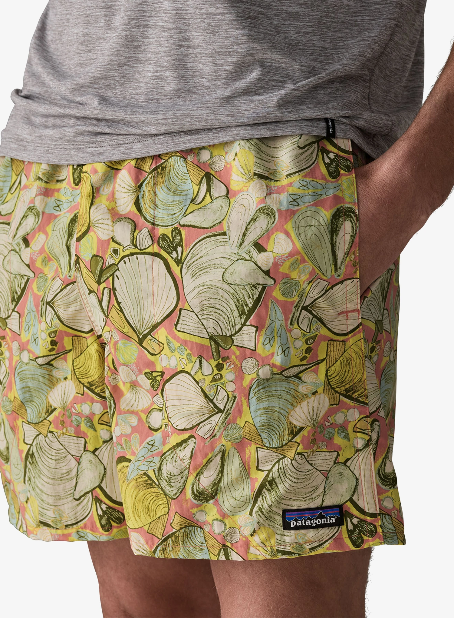 Trumpi šortai Patagonia Baggies Shorts 5 - shelly shelly/mellow melon