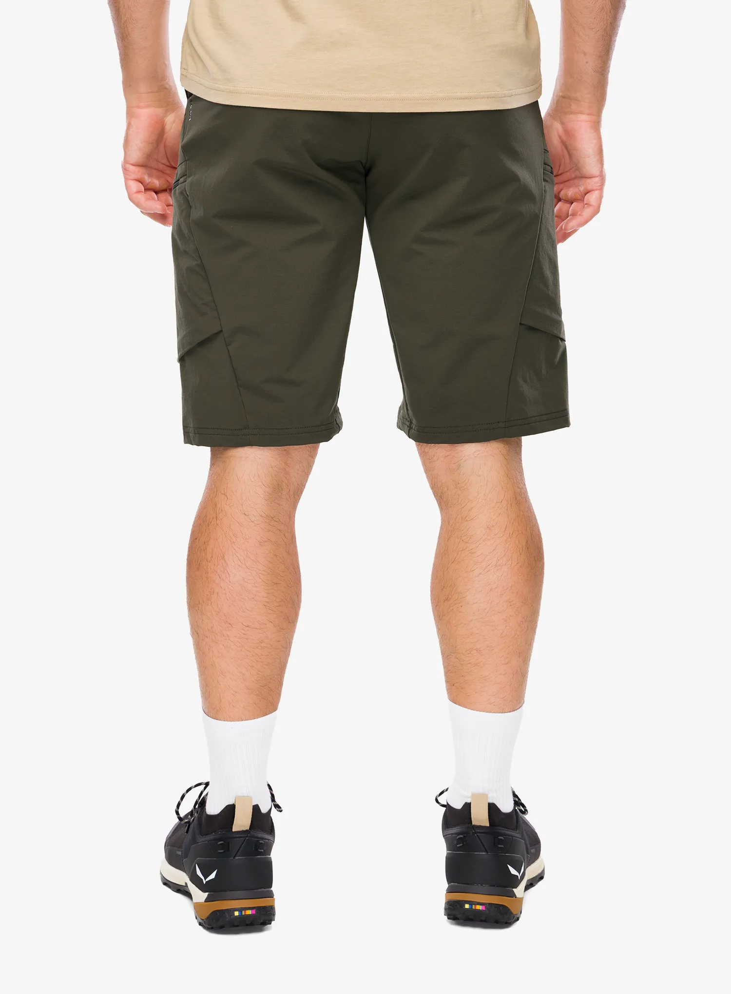 Trumpi šortai Salewa Puez DST Cargo Shorts - dark olive