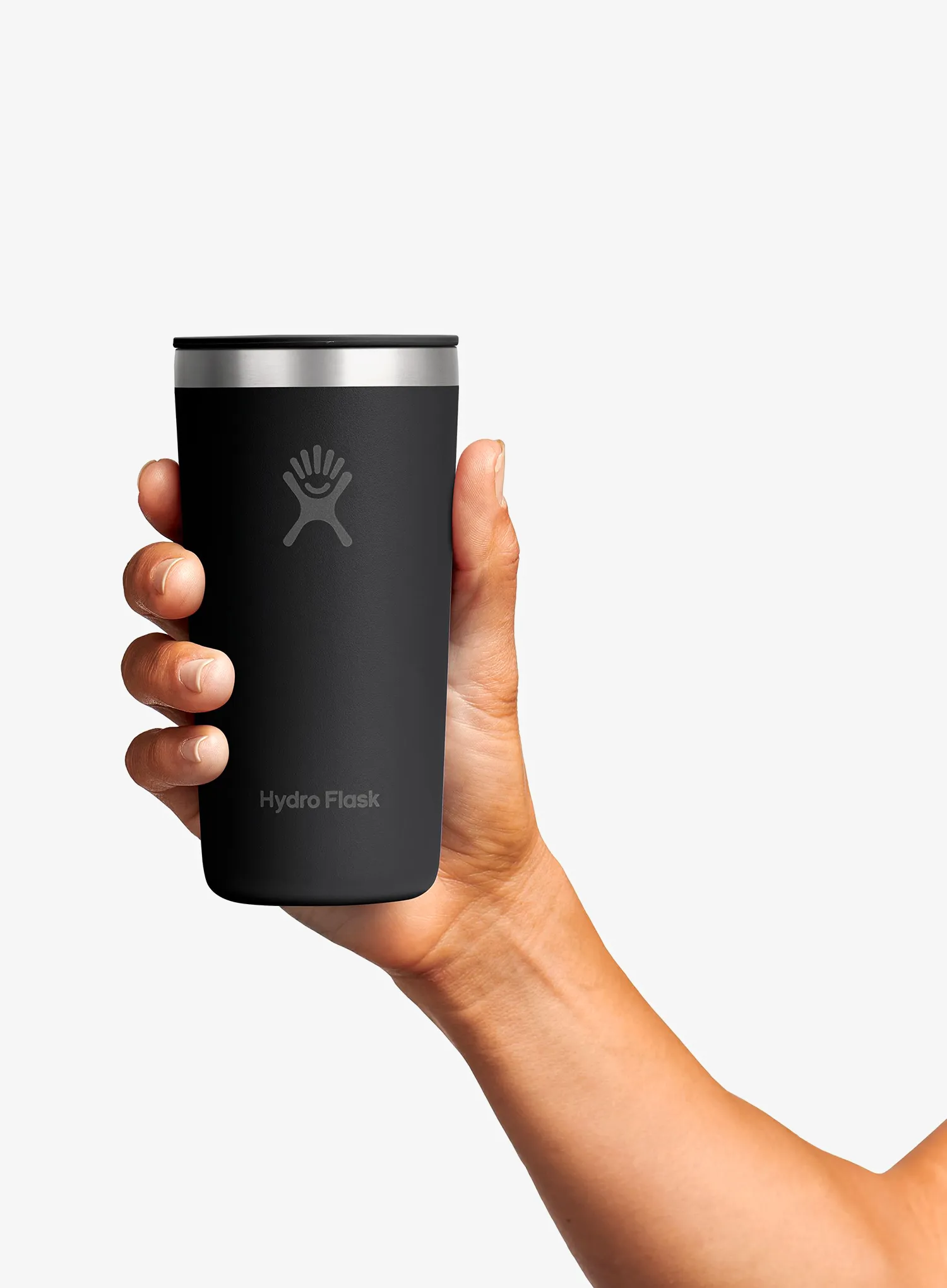 Termo gertuvė Hydro Flask 12 Oz All Around Tumbler Press-In Lid (355 ml) - black