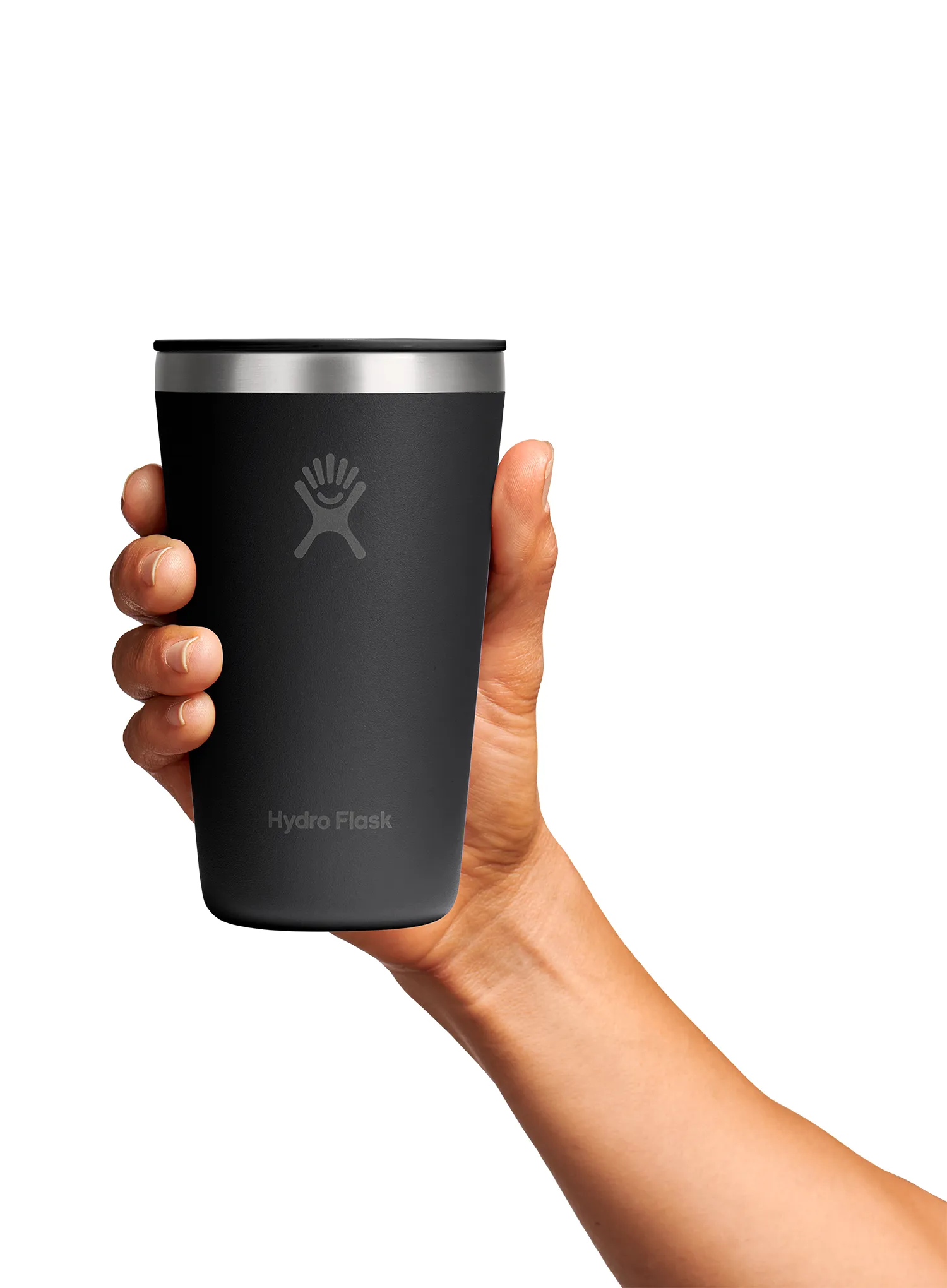Termo gertuvė Hydro Flask 16 Oz All Around Tumbler Press-In Lid (473 ml) - black