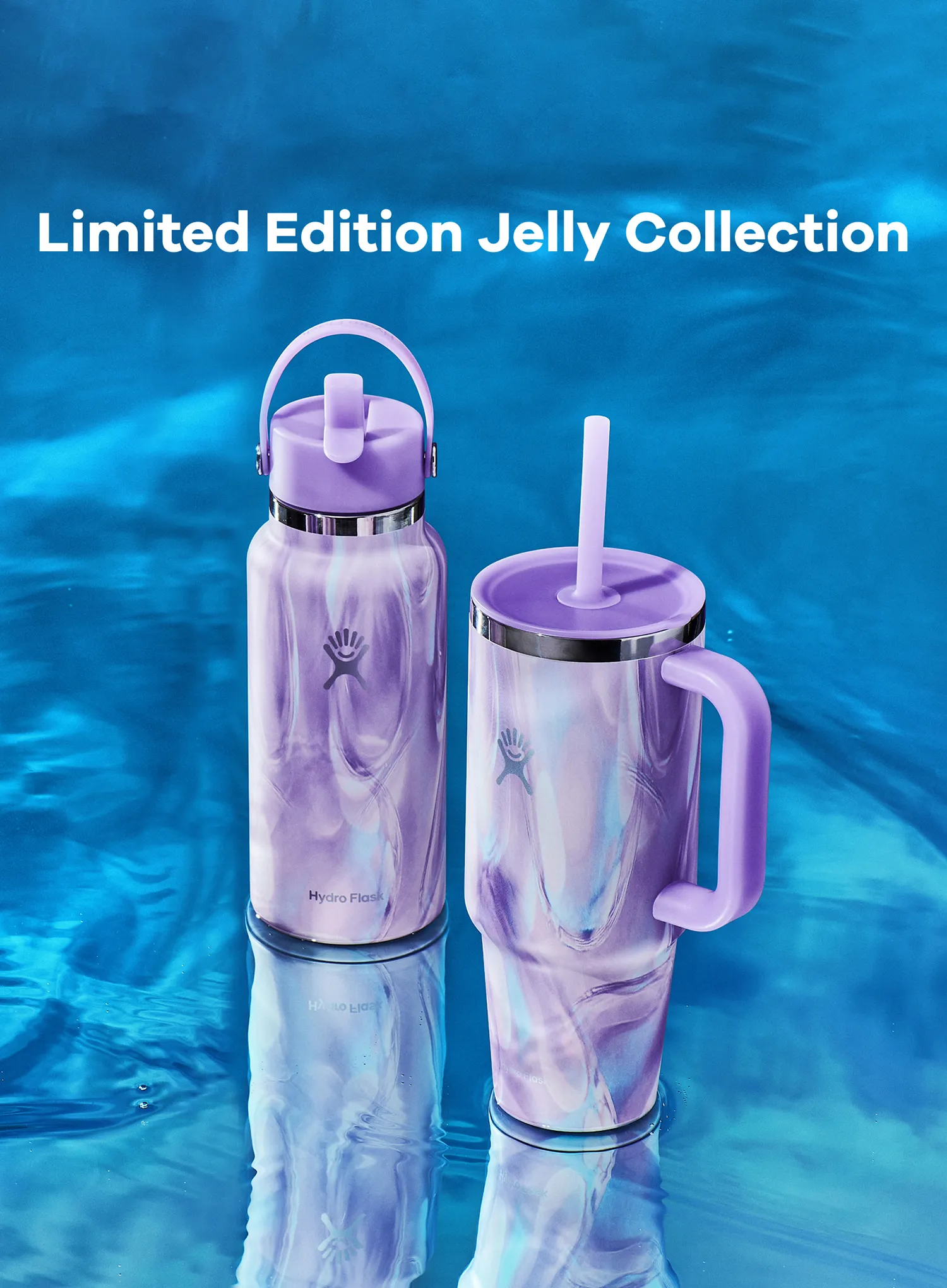 Termo gertuvė Hydro Flask 32 oz Travel Tumbler (946 ml) - jelly purple