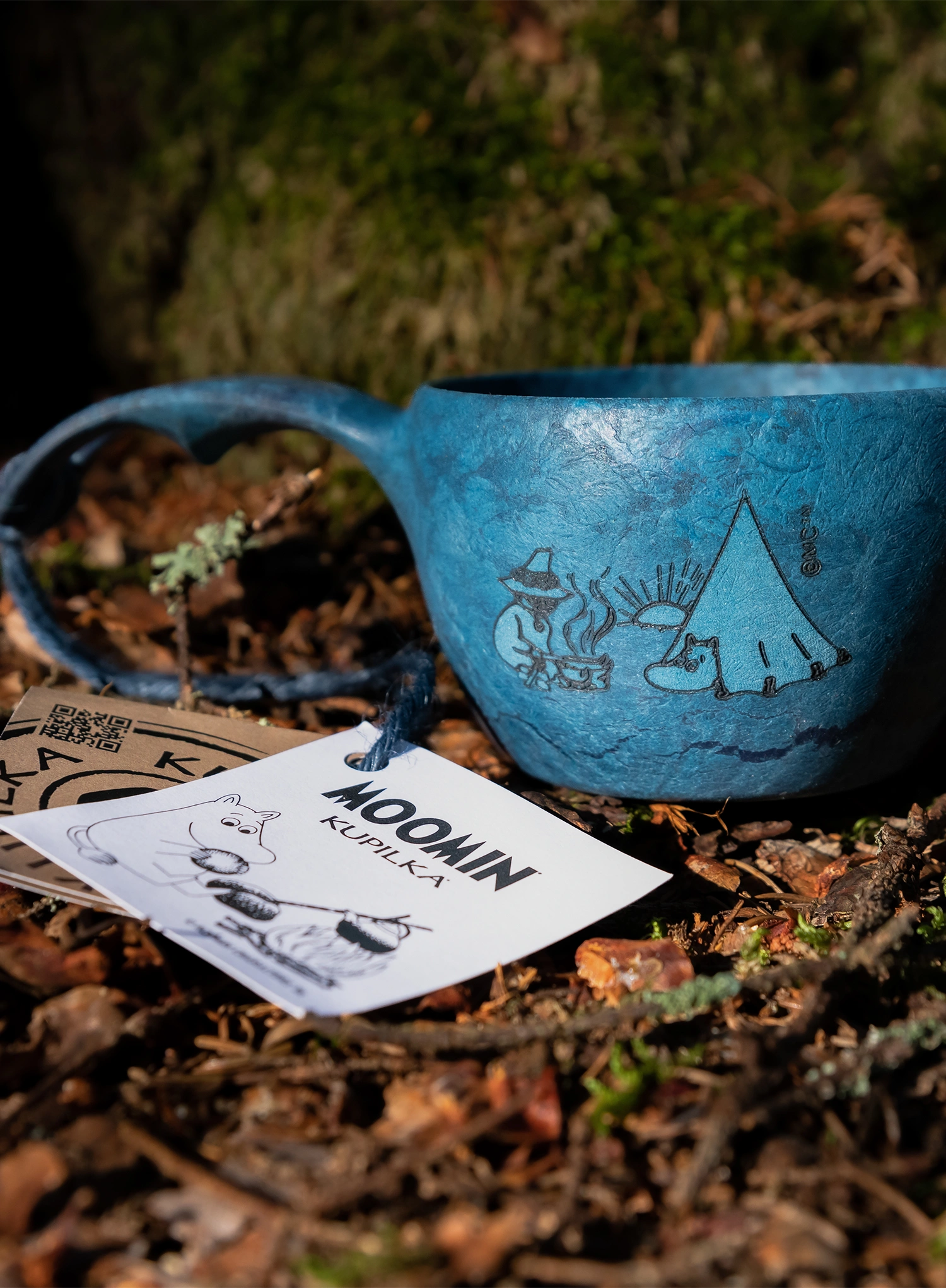 Turistinis puodelis Kupilka 21 Moomin Moomins Camping (0,21 l) - blue