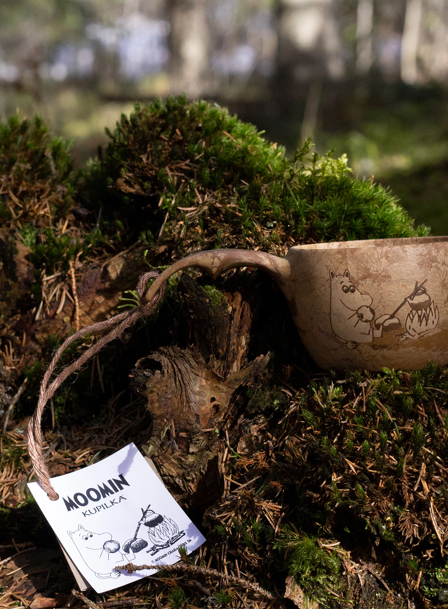 Turistinis puodelis Kupilka 21 Moomin Moomintroll Coffee (0,21 l) - brown