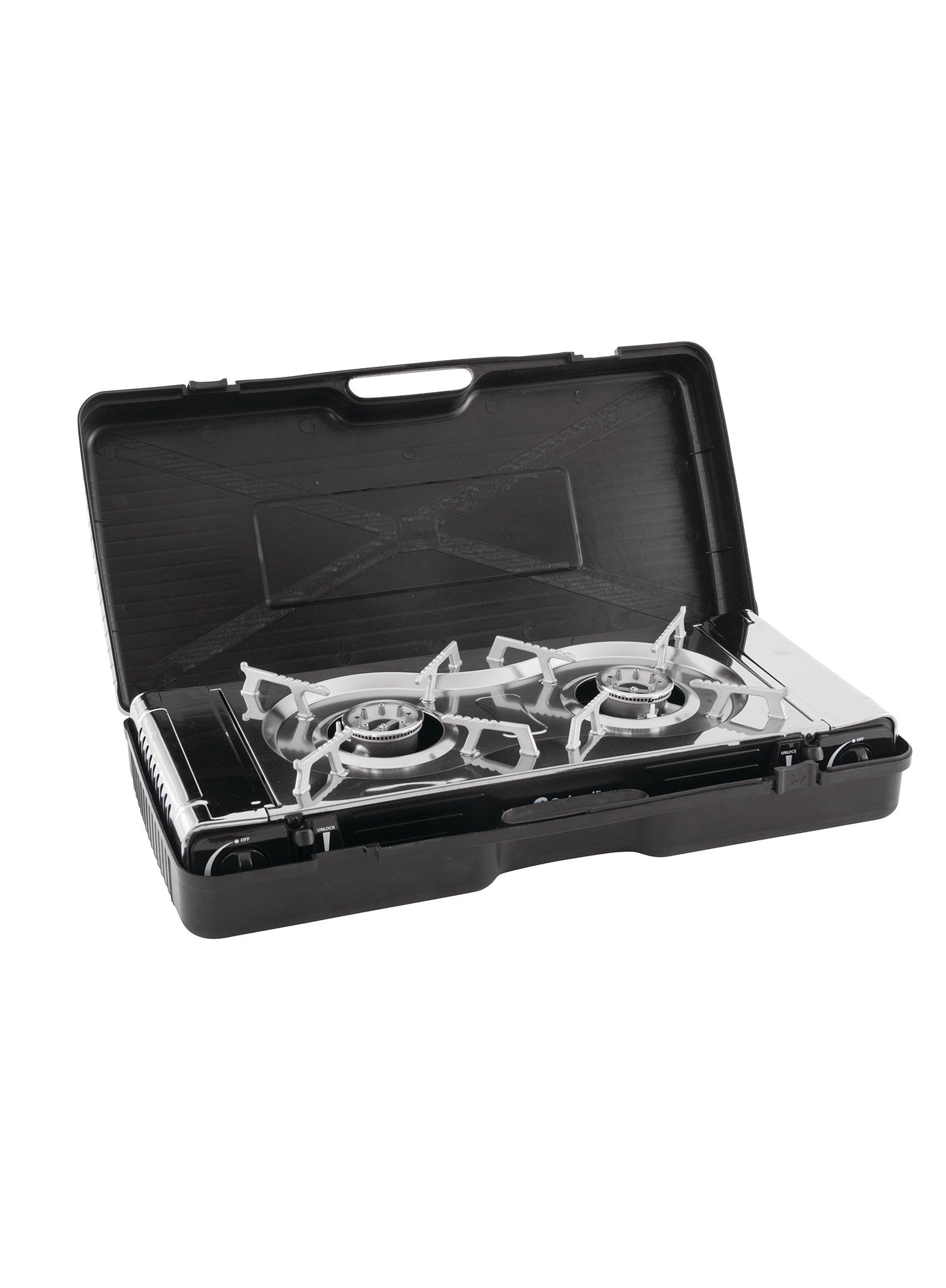 Turistinė viryklė Outwell Etna Duo - silver grey