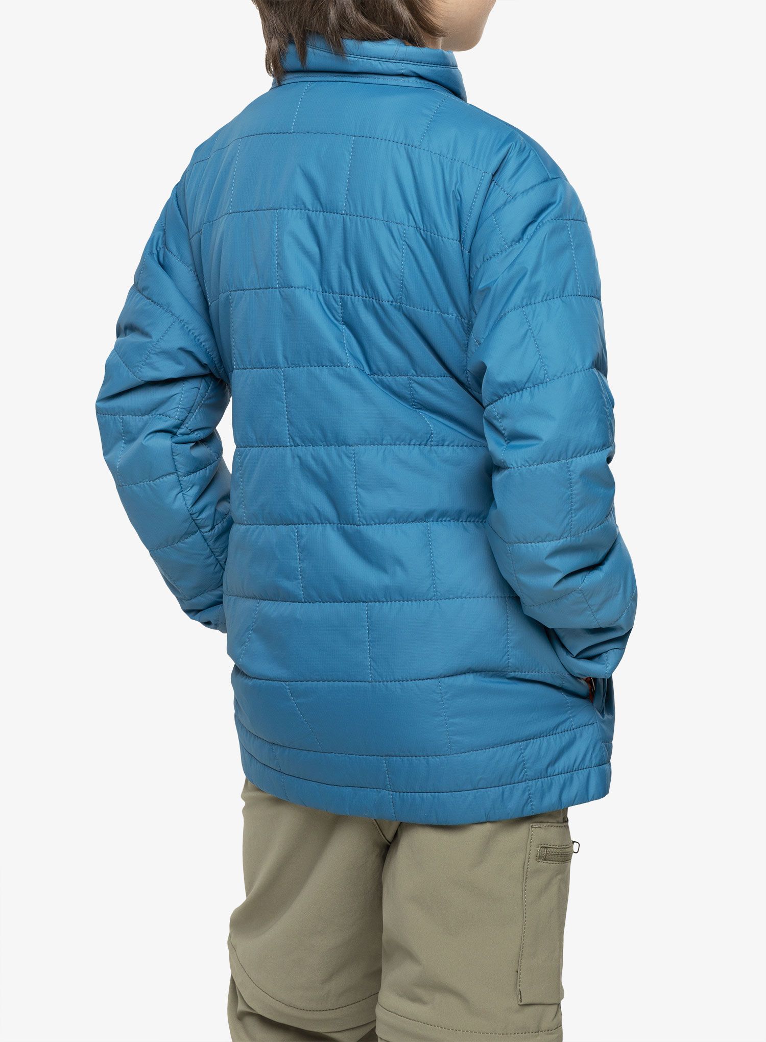 Berniukų striukė Patagonia Nano Puff Brick Quilt Jacket - wavy blue