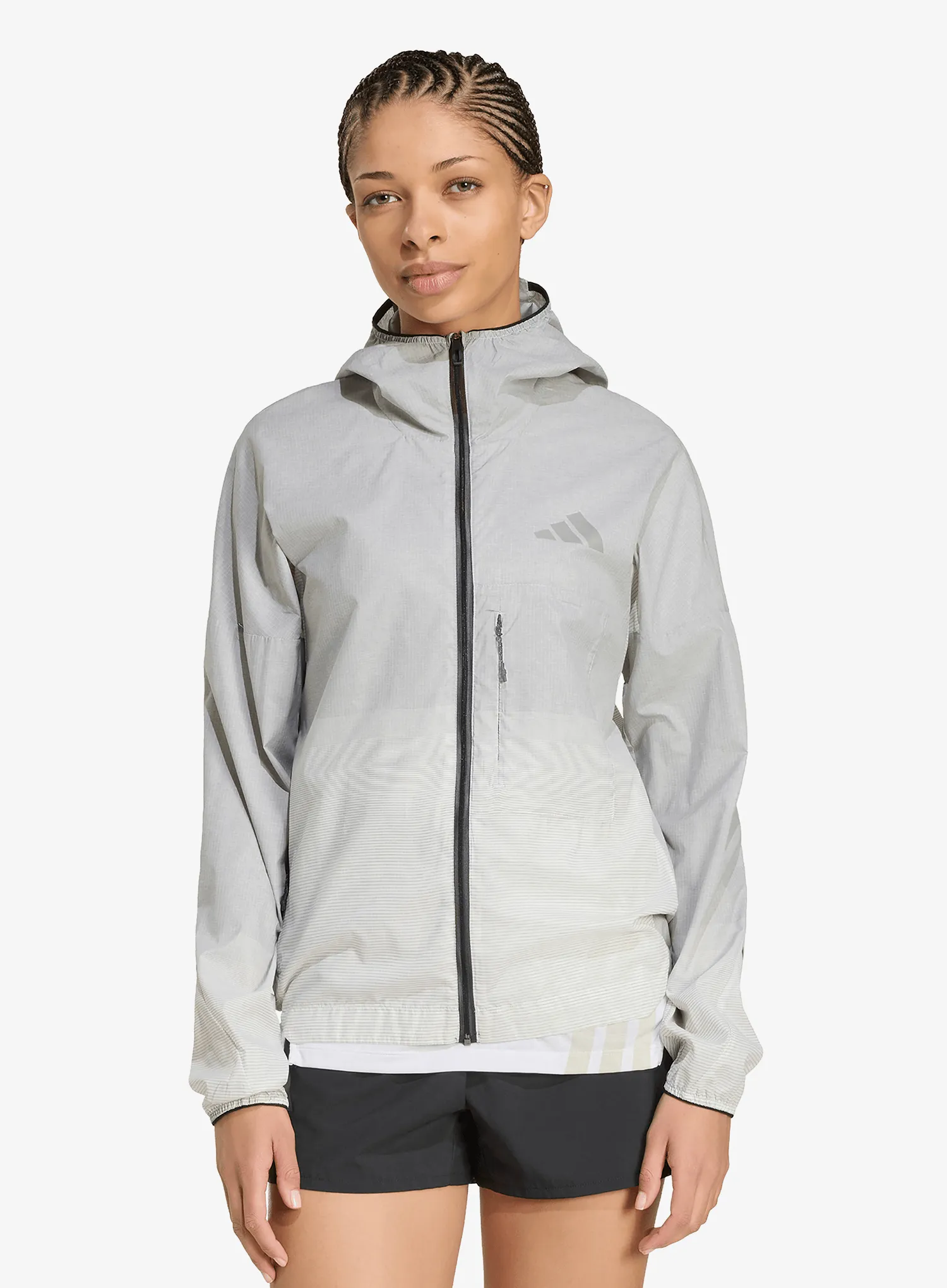 Moteriška striukė adidas TERREX Xperior CLIMA365 Light Windweave Jacket - black/white