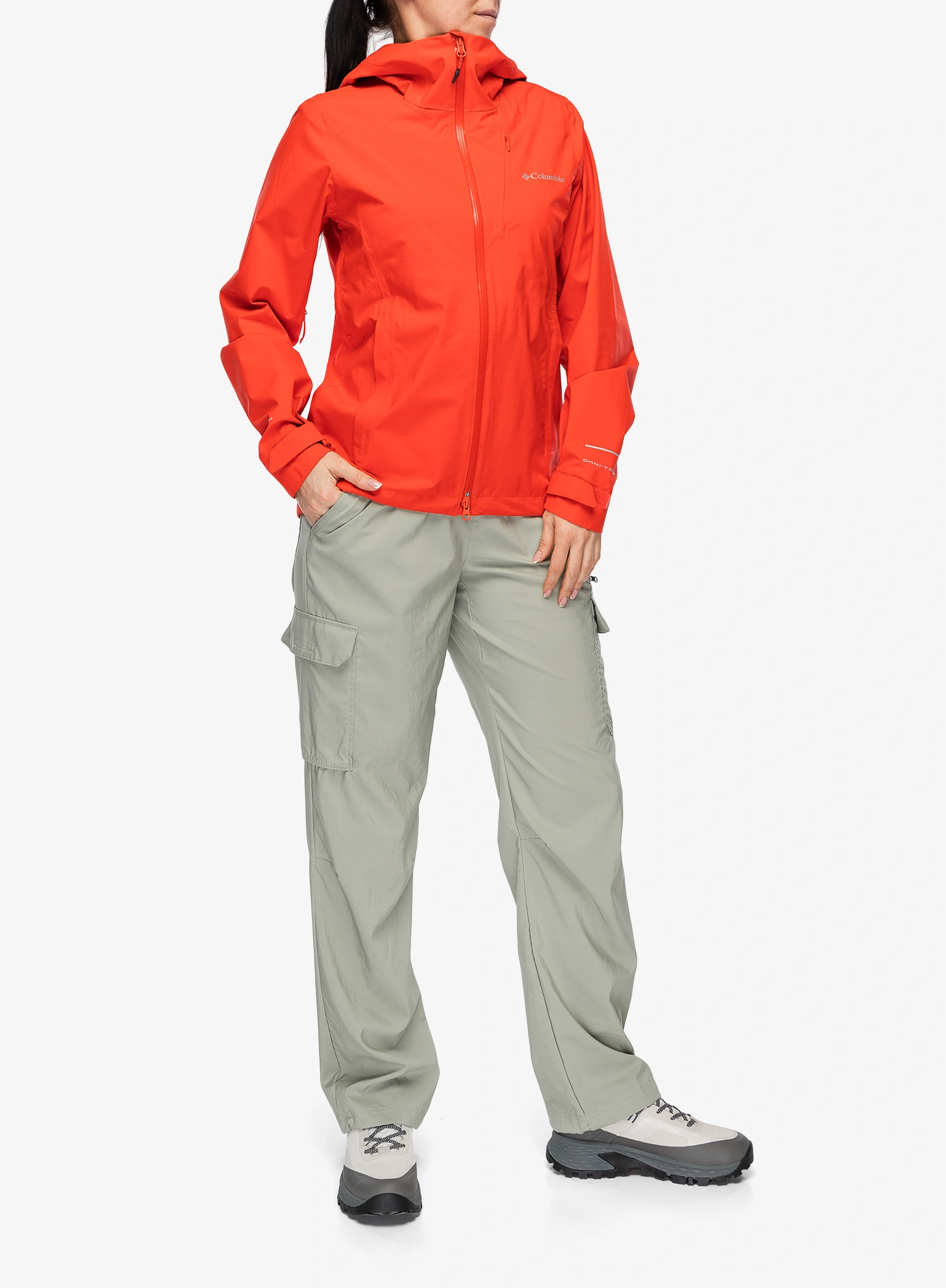 Moteriška striukė Columbia Trailborne 2.5L Shell - poppy red